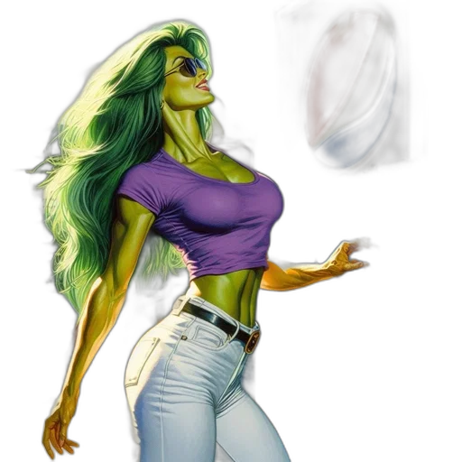 hair, concept art, fantasy art, comic book art, photorealistic, outer space, green, earth tones transparent PNG cut-out