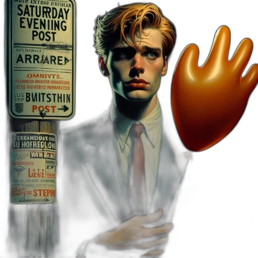 comic book art, photorealistic, concept art, fire, young, man, wearing, suit transparent PNG cut-out