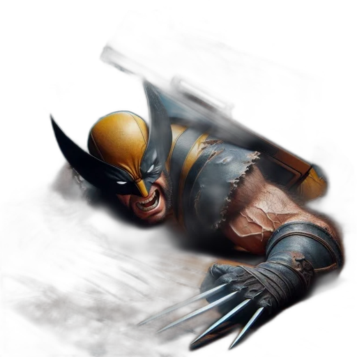 mask, weapon, comic book art, concept art, fantasy art, photorealistic, golden, dark transparent PNG cut-out