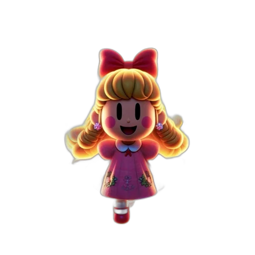 dress, staff, mask, creature, 3d render, pixel art, concept art, cartoon transparent PNG cut-out