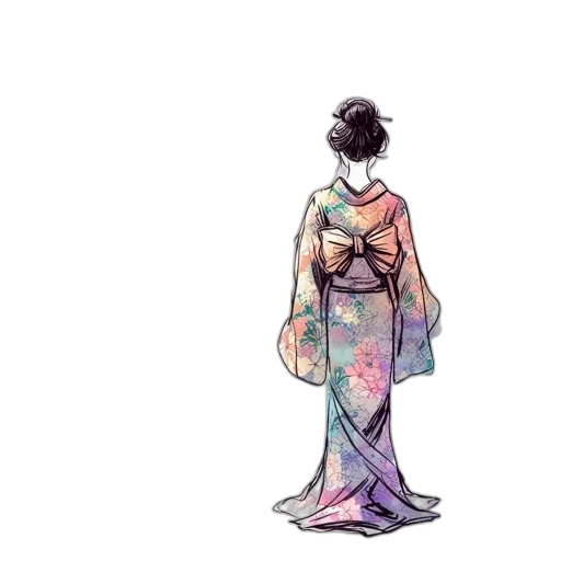 dress, staff, flower, weapon, watercolor, concept art, pixel art, anime transparent PNG cut-out