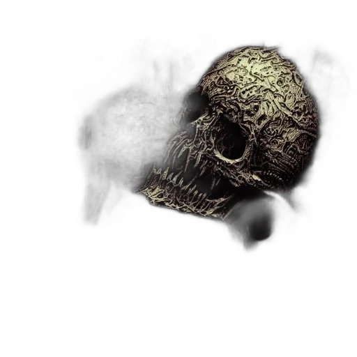mask, face, weapon, creature, photorealistic, concept art, 3d render, fantasy art transparent PNG cut-out