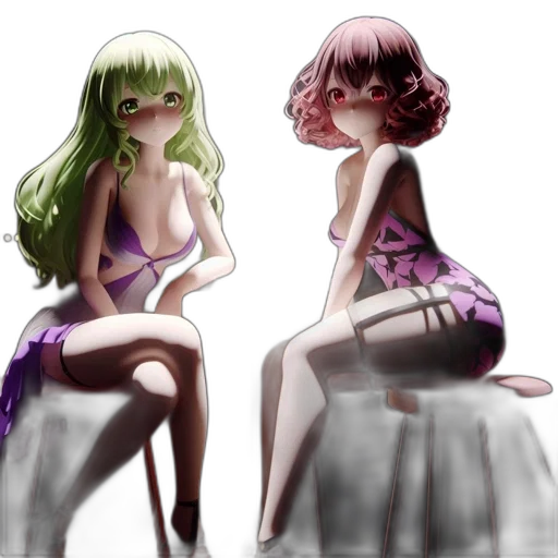 dress, concept art, anime, fantasy art transparent PNG cut-out