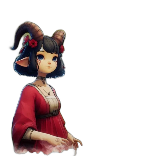 staff, dress, crown, mask, concept art, fantasy art, 3d render, pixel art transparent PNG cut-out