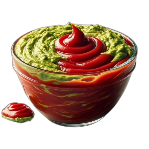 food, hat, bottle, photorealistic, 3d render, red, green, vivid transparent PNG cut-out