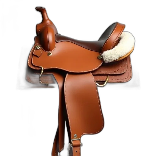 staff, weapon, hat, animal, brown, leather, saddle, white transparent PNG cut-out