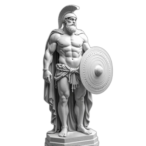 sword, 3d render, concept art, fantasy art, comic book art, detailed, sculpture, muscular transparent PNG cut-out