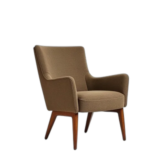 furniture, 3d render, earth tones, mid transparent PNG cut-out