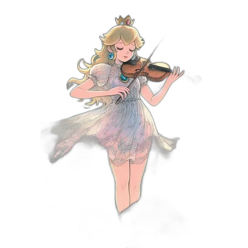 dress, staff, concept art, watercolor, pixel art, fantasy art, pastel, monochrome transparent PNG cut-out