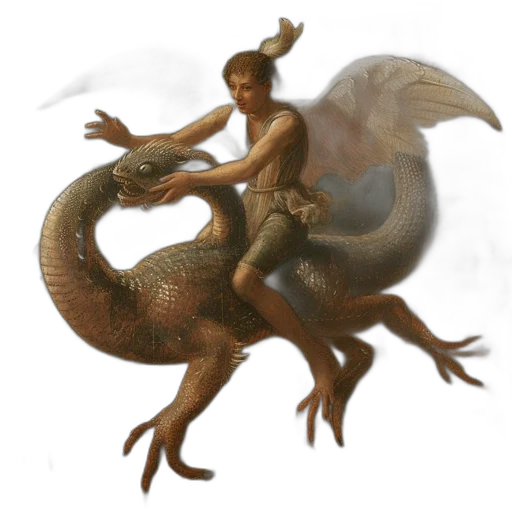 dragon, creature, animal, fantasy art, concept art, 3d render, photorealistic, angel transparent PNG cut-out