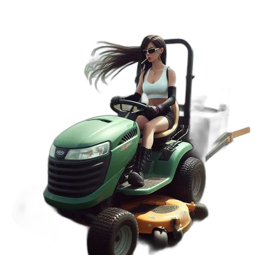 car, robot, photorealistic, concept art, cartoon, 3d render, woman, athletic transparent PNG cut-out