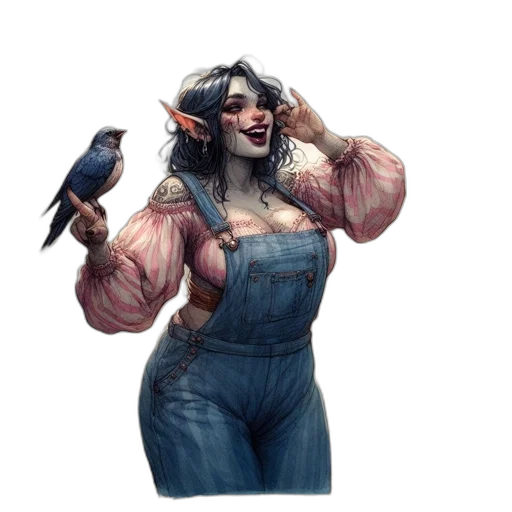 staff, dress, face, creature, concept art, fantasy art, pixel art, comic book art transparent PNG cut-out