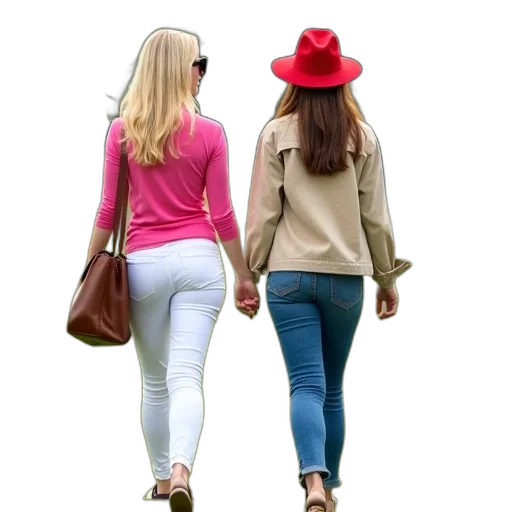 hat, jacket, 3d render, photorealistic, pastel, colorful, red, two transparent PNG cut-out