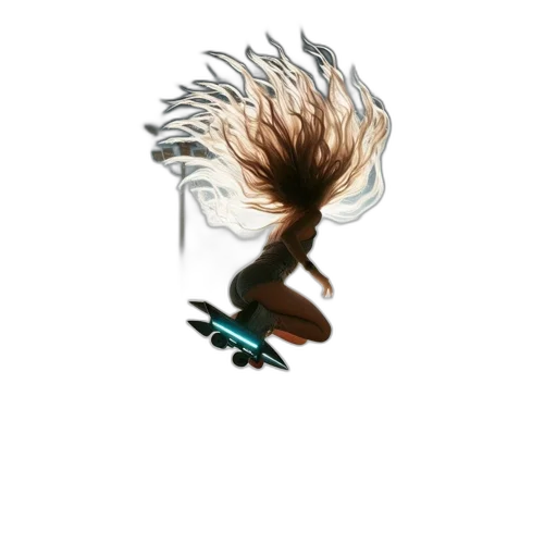 hair, creature, dragon, animal, concept art, pixel art, fantasy art, 3d render transparent PNG cut-out