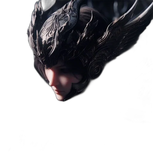 mask, face, dragon, hat, concept art, 3d render, photorealistic, fantasy art transparent PNG cut-out