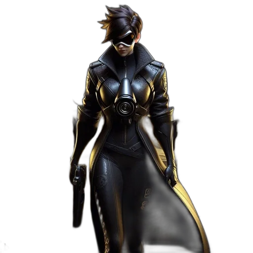staff, weapon, concept art, comic book art, fantasy art, 3d render, golden, dark transparent PNG cut-out