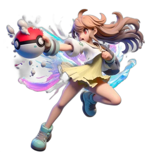 staff, weapon, sword, concept art, 3d render, pixel art, anime, pastel transparent PNG cut-out