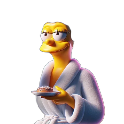 food, staff, animal, 3d render, concept art, cartoon, pixel art, marge transparent PNG cut-out