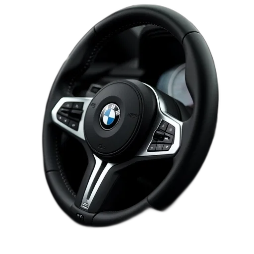 car, photorealistic, 3d render, steering transparent PNG cut-out