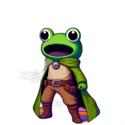 staff, animal, dragon, creature, pixel art, concept art, 3d render, fantasy art transparent PNG cut-out