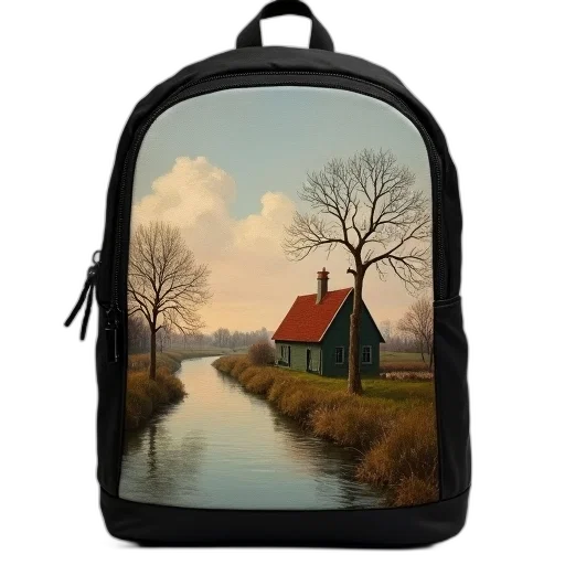 photorealistic, oil painting, 3d render, concept art, sunset, forest, black, canvas transparent PNG cut-out