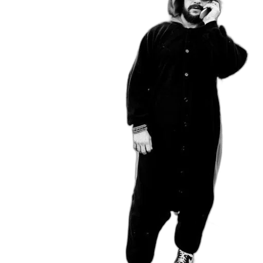 staff, mask, jacket, animal, concept art, cartoon, person, black transparent PNG cut-out
