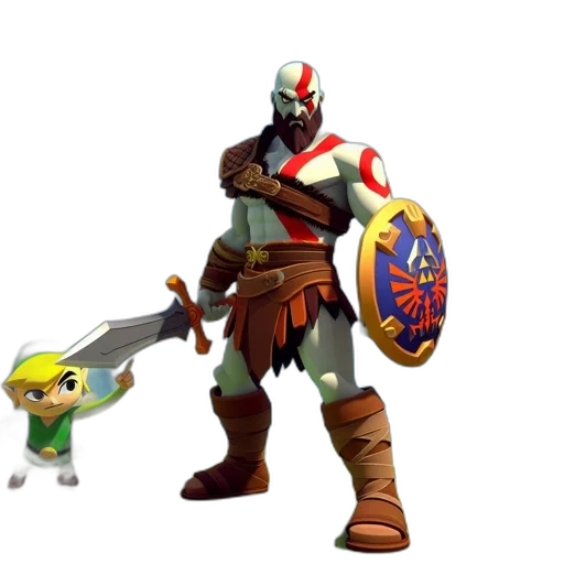 weapon, sword, staff, mask, concept art, 3d render, pixel art, fantasy art transparent PNG cut-out