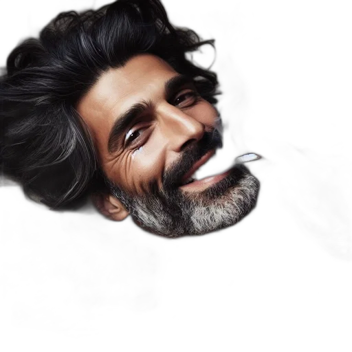 face, hair, mask, staff, photorealistic, concept art, cartoon, fantasy art transparent PNG cut-out