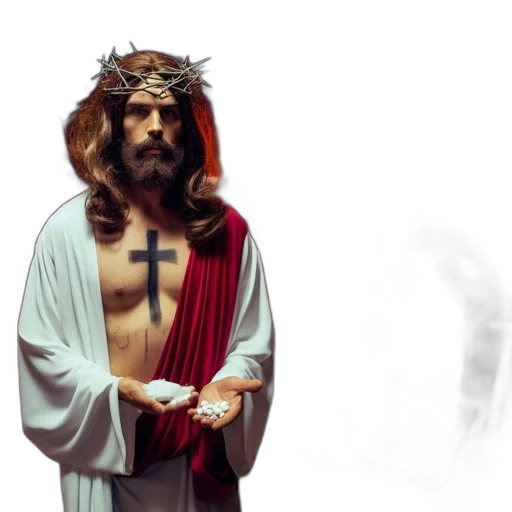 crown, photorealistic, individual, dressed, like, jesus, wearing, thorns transparent PNG cut-out