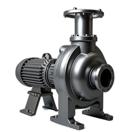 3d render, stainless, steel, pump, new, way, replaced transparent PNG cut-out