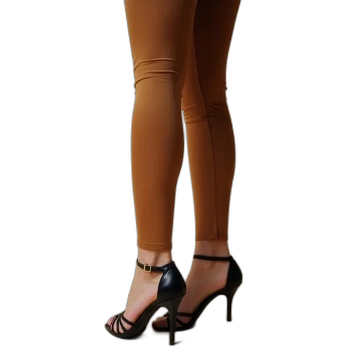 dress, shoes, staff, 3d render transparent PNG cut-out