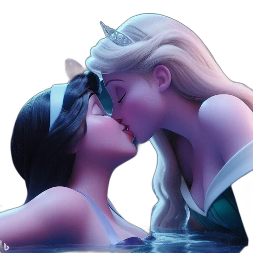 comic book art, fantasy art, concept art, photorealistic, underwater, fire, snow, two transparent PNG cut-out