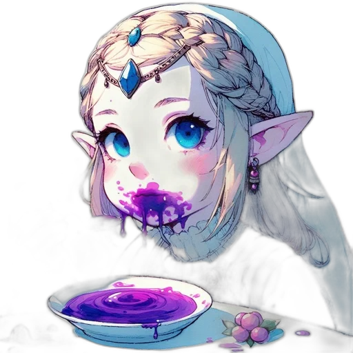 food, creature, face, mask, fantasy art, concept art, pixel art, watercolor transparent PNG cut-out