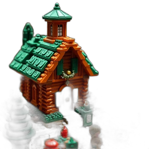 building, jewelry, 3d render, concept art, photorealistic, snow, lego, elves transparent PNG cut-out