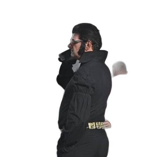 staff, jacket, weapon, mask, concept art, 3d render, man, dressed transparent PNG cut-out