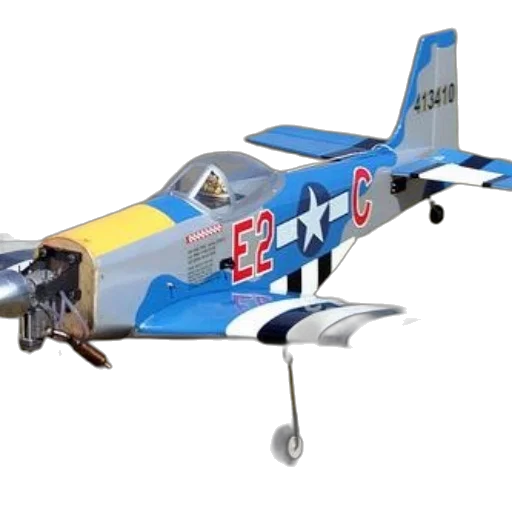 3d render, photorealistic, concept art, model, airplane, blue, white, yellow transparent PNG cut-out