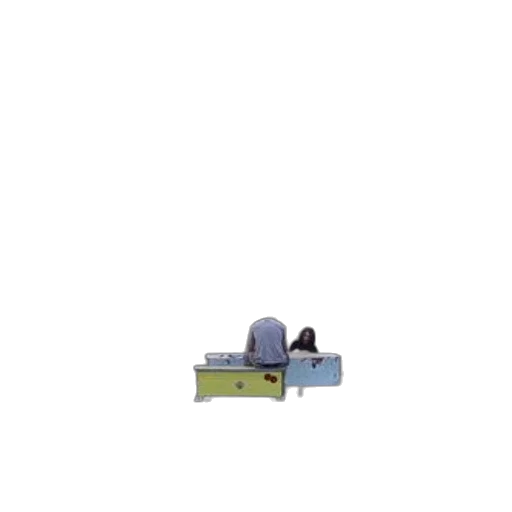 furniture, hat, robot, staff, pixel art, 3d render, concept art, photorealistic transparent PNG cut-out