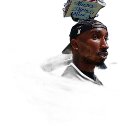 hat, face, mask, animal, photorealistic, concept art, comic book art, fantasy art transparent PNG cut-out