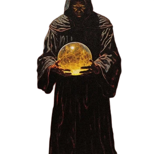 mask, staff, jacket, concept art, comic book art, pixel art, fantasy art, outer space transparent PNG cut-out