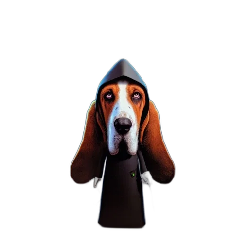 staff, hat, animal, jacket, concept art, pixel art, 3d render, photorealistic transparent PNG cut-out