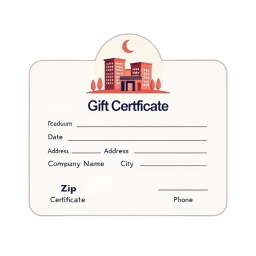 certificate, gift, header, top, featuring, building, illustration, crescent transparent PNG cut-out