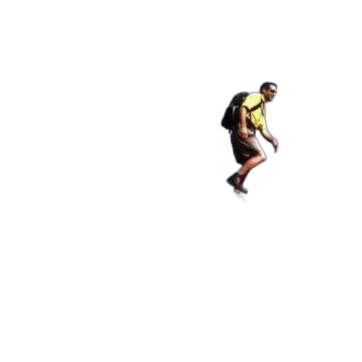 shoes, creature, animal, staff, pixel art, 3d render, concept art, man transparent PNG cut-out