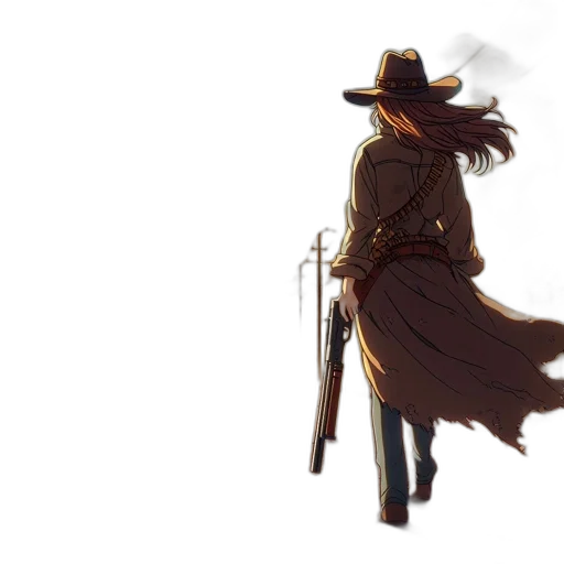 staff, weapon, sword, jacket, concept art, comic book art, fantasy art, pixel art transparent PNG cut-out