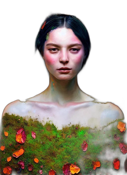 face, dress, jewelry, crown transparent PNG cut-out