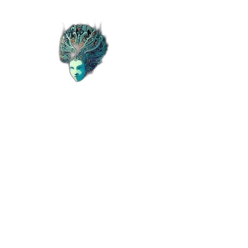 jewelry, mask, crown, hat, 3d render, vaporwave, pixel art, photorealistic transparent PNG cut-out