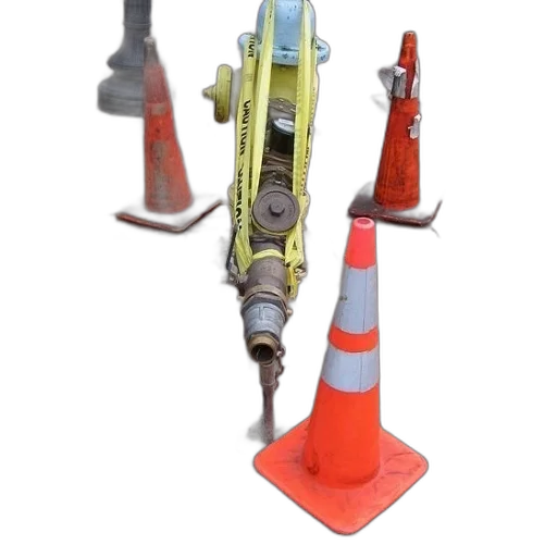 staff, weapon, umbrella, robot, 3d render, concept art, yellow, fire transparent PNG cut-out