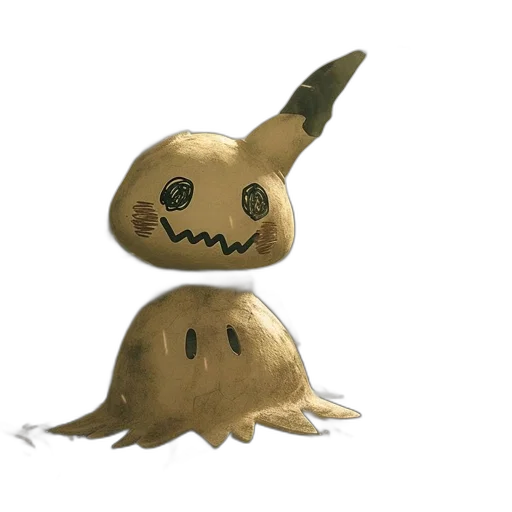 creature, mask, hat, animal, concept art, 3d render, watercolor, fantasy art transparent PNG cut-out
