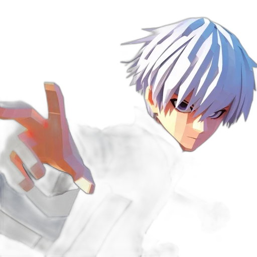 weapon, sword, robot, face, concept art, 3d render, anime, photorealistic transparent PNG cut-out