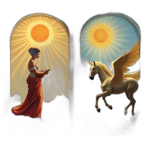 concept art, fantasy art, pixel art, second, image, composite, two, separate transparent PNG cut-out