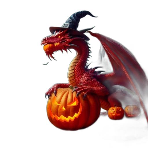 dragon, fantasy art, concept art, 3d render, pixel art, dramatic, scene, features transparent PNG cut-out